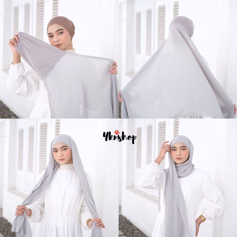 Pashmina Inner/Pashmina Ceruty Babydol 2in1