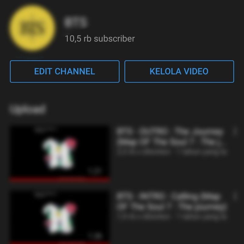 AKUN YOUTUBE 10.500 Subscriber Akun Tahun 2020