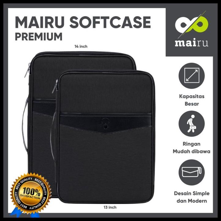 Mairu Premium Softcase Tas Laptop Macbook Air Sleeve 13/14 Inch