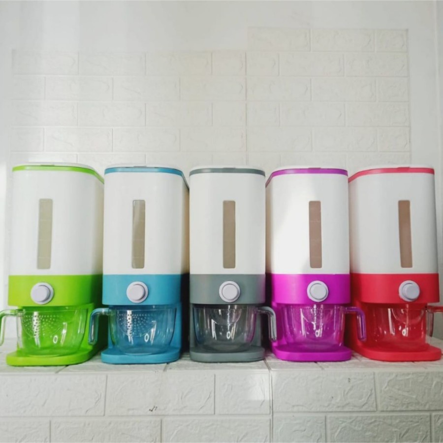 SHENAR TEMPAT BERAS DISPENSER BERAS MAKANAN / RICE BUCKET PLASTIK SERBAGUNA, SHENARCORNER168