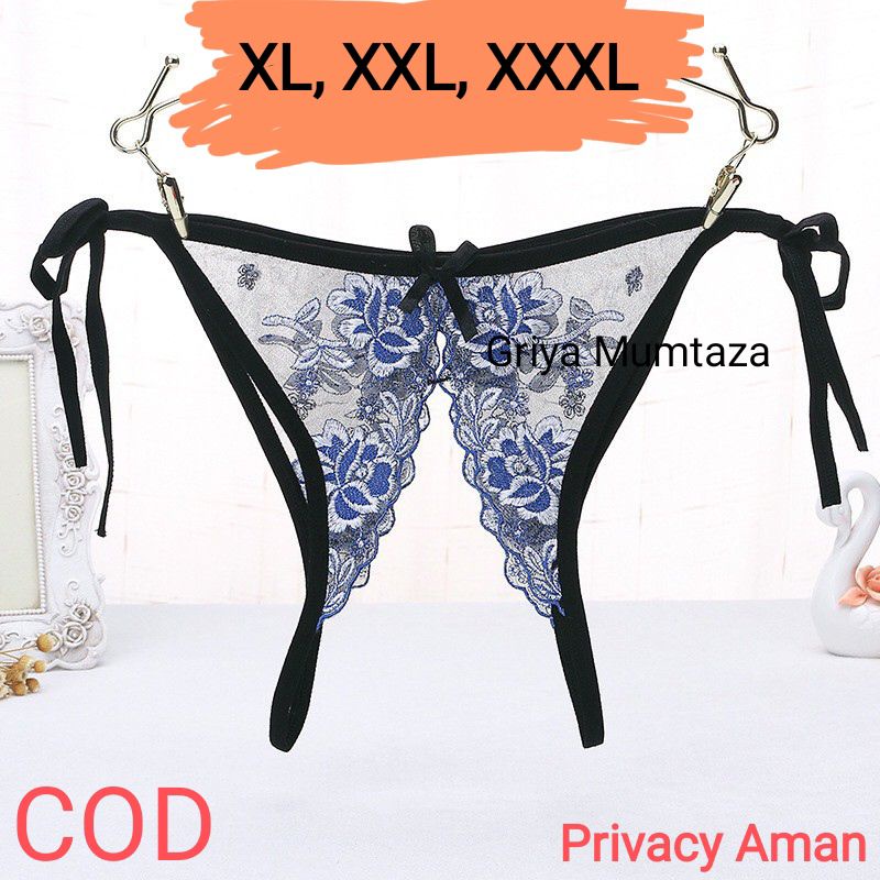 G String JUMBO L, XL, XXL, XXXL Seksi / Bisa COD / Lingerie Seksi Jumbo Lingerie Cantik / G String W