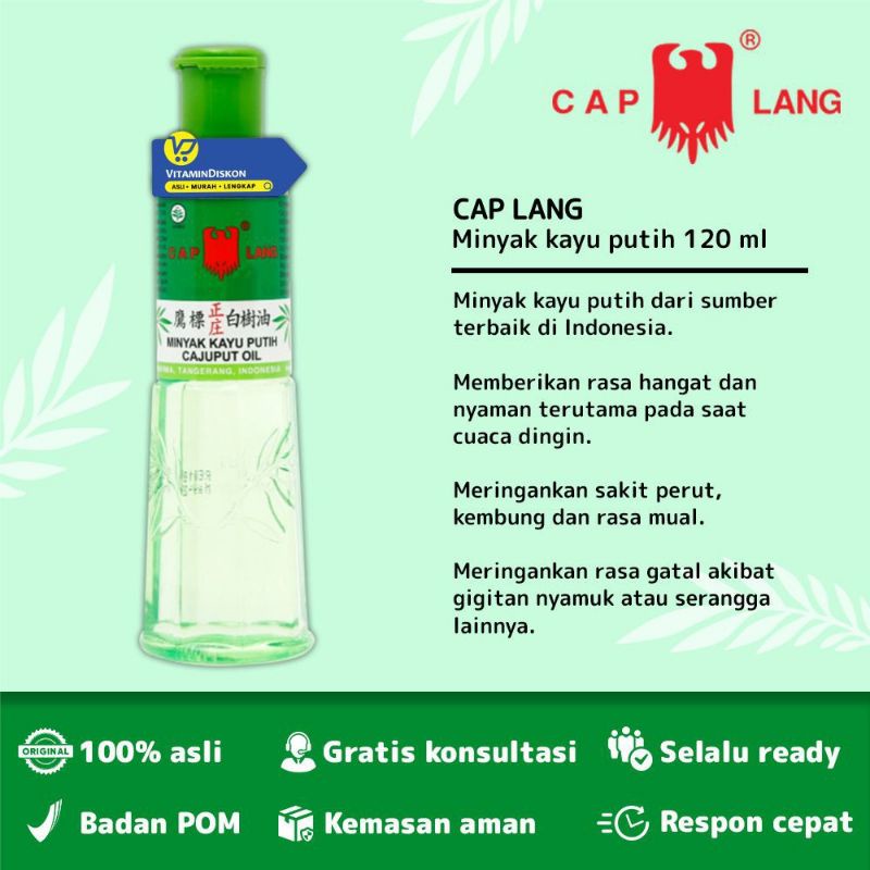 Cap Lang Minyak Kayu Putih Cajuput Oil