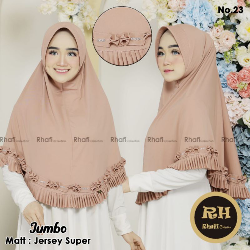JILBAB INSTAN JERSEY SUPER / 23 / ORI RH COLLECTION
