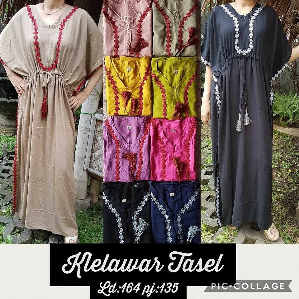 kelelawar tasel // daster arab kaftan renda