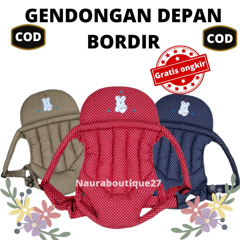 Gendongan bayi / Gendongan baby ring seling/ gendongan bayi hipseat / gendongan depan motif satu set/ gendongan depan motif