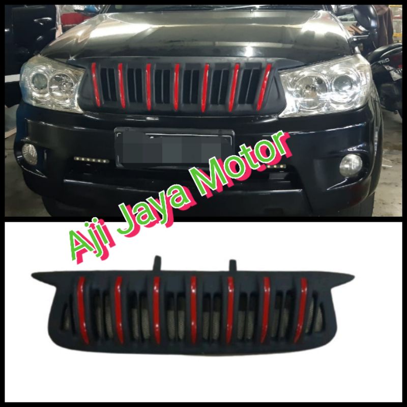 gril Toyota Fortuner grill Fortuner 2009 2010 2011 Apollo list merah