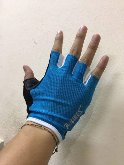 SARUNG TANGAN FITNESS GYM GLOVES FITNES LIFTING GLOVE SEPEDA GOWES