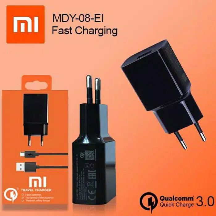 Charger Xiaomi Original 100% QUALCOMM 3.0 Fast Charging MDY-08-EI