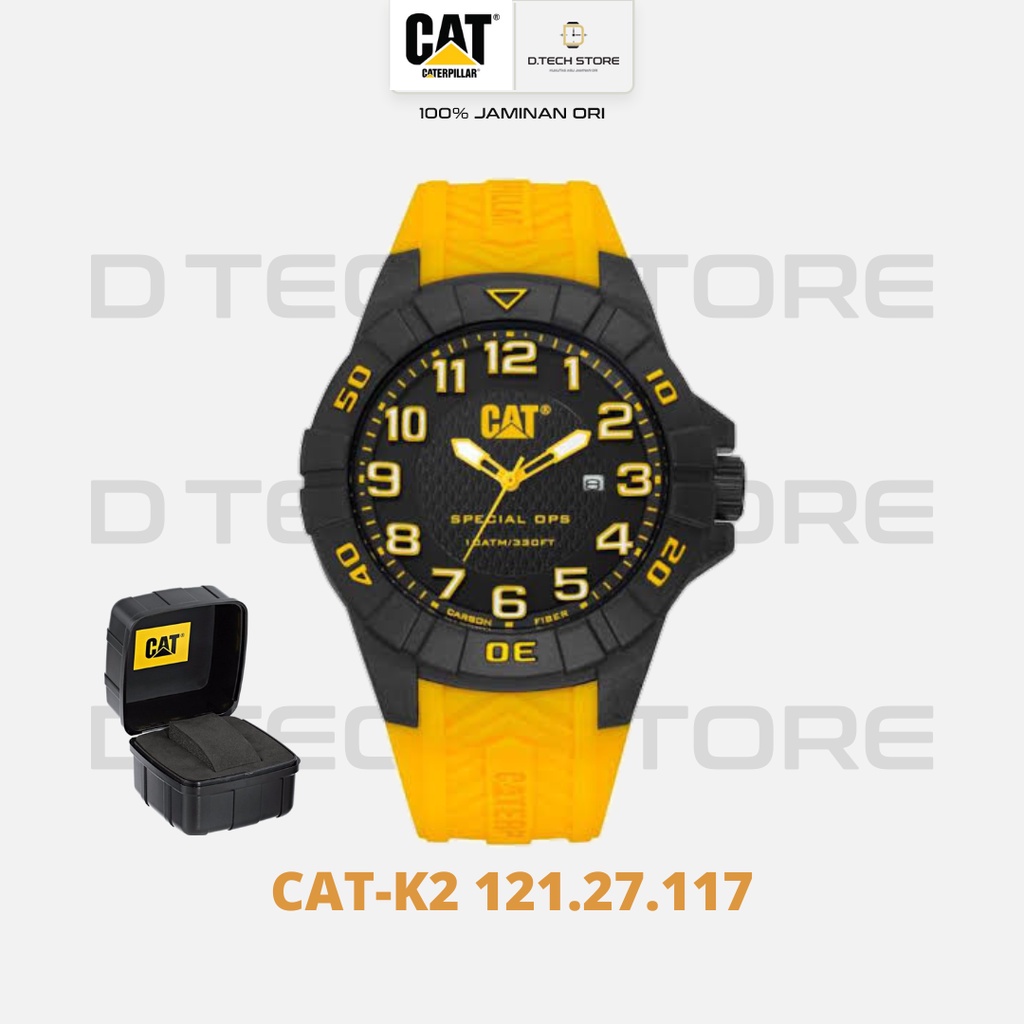 Jam Tangan Pria CATERPILLAR CAT-K2 121.27.117/K212127117 CaterPillar Original 100%