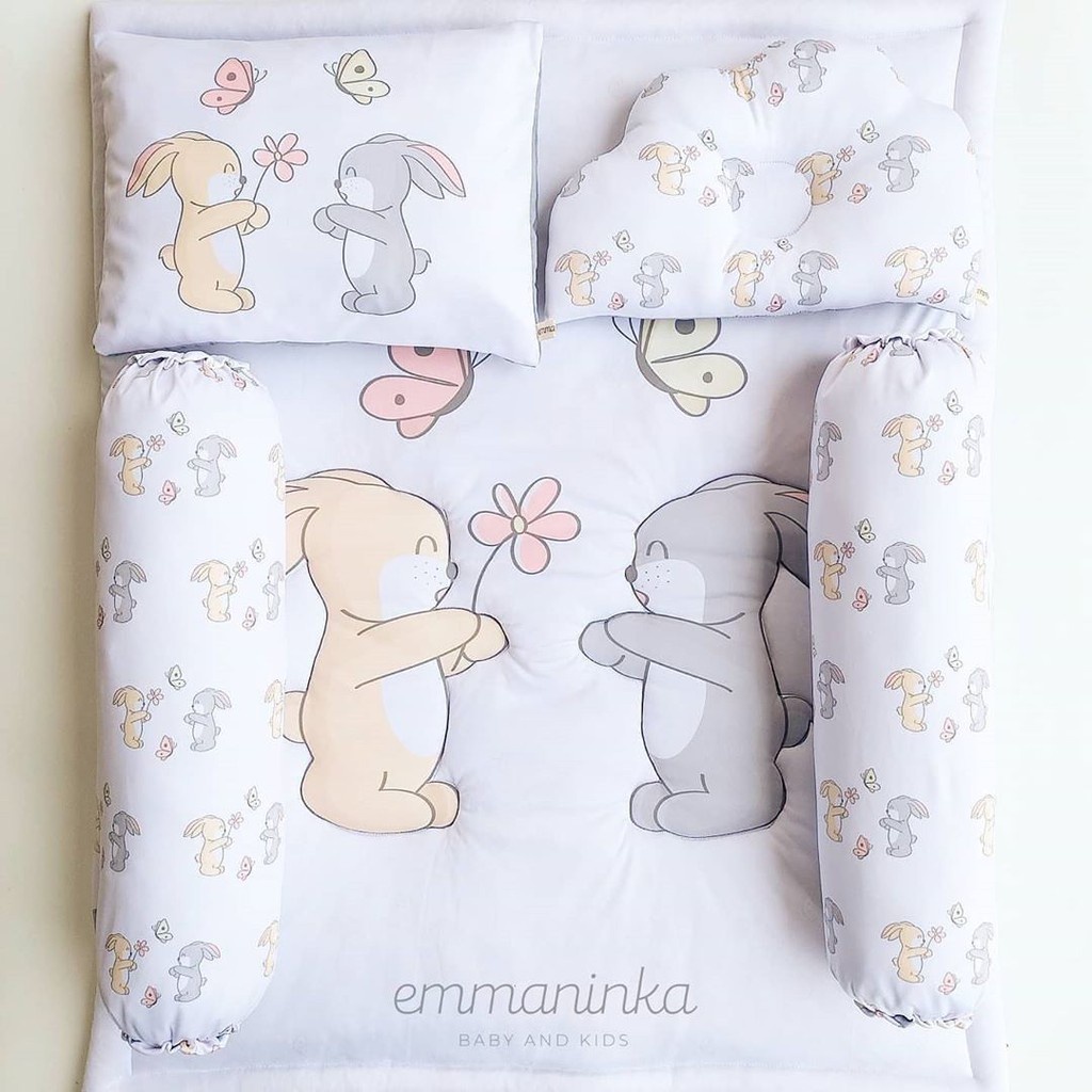 BEDCOVER SET B (SELIMUT BANTAL GULING BAYI) MOTIF 03 EMMANINKA