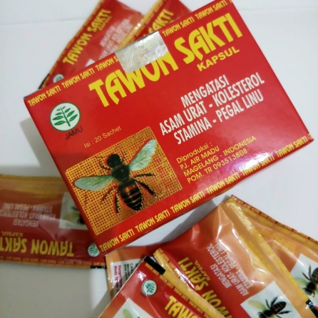 

(TERMURAH) Tawon sakti kapsul original box isi 10 shacet 40 kapsul