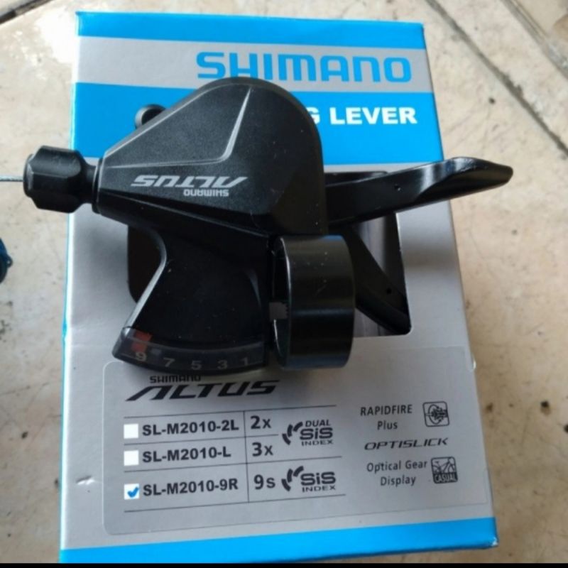 Shifter 9 speed Shimano Altus M-2010 Only Kanan