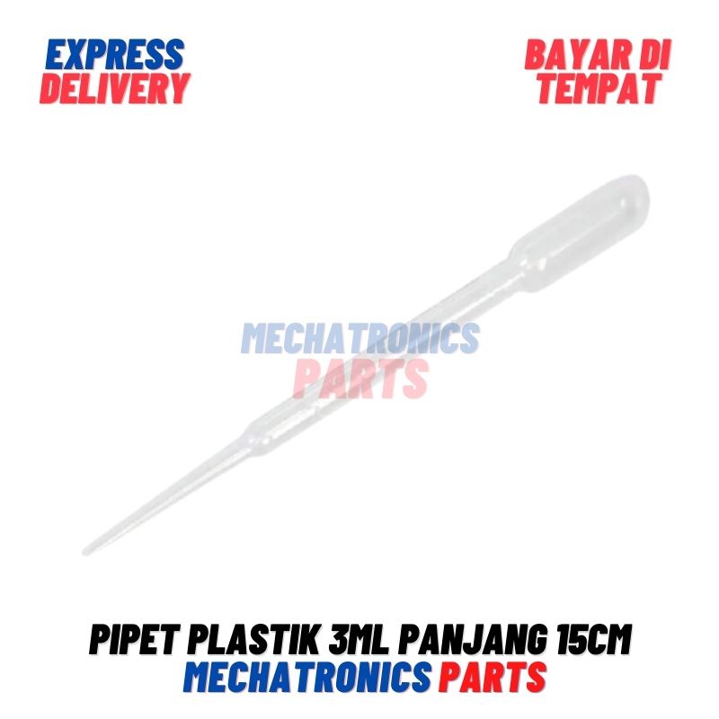 Pipet Plastik 3ml Panjang 15cm