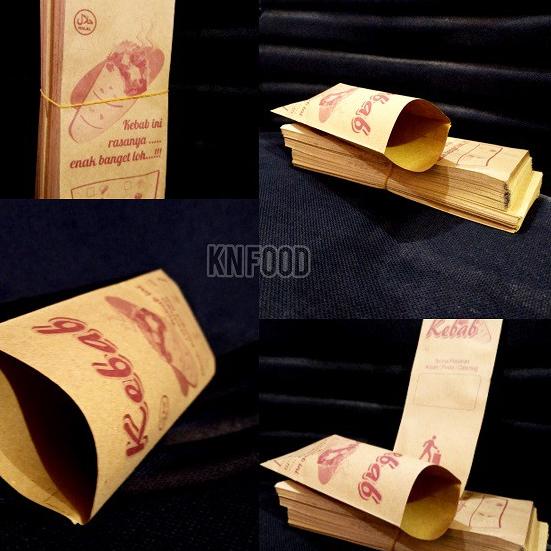 

➢ Dus Kantong Kebab coklat Kecil isi 100 pcs Ready Stok ☊
