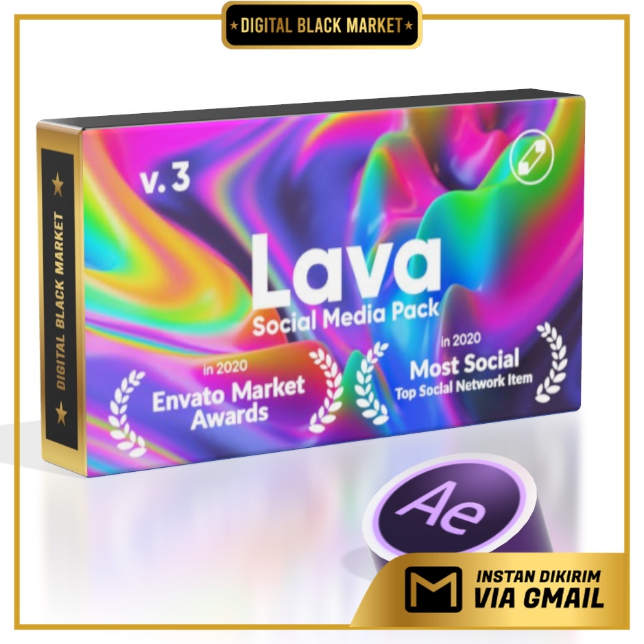 Motion Bro - Lava 2.0 - Social Media Pack - After Effect (Extension)