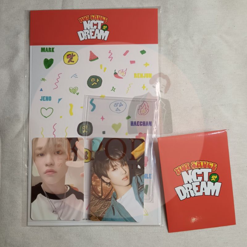 [unsealed] Photocard Deco Set MD Hot Sauce - NCT Dream