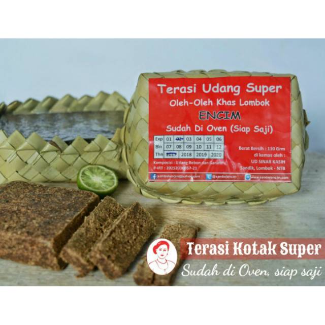 

Terasi kotak khas Lombok