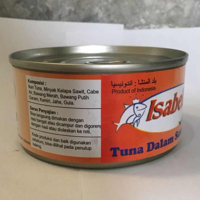 Isabella Ikan Tuna dalam kaleng 180 gr