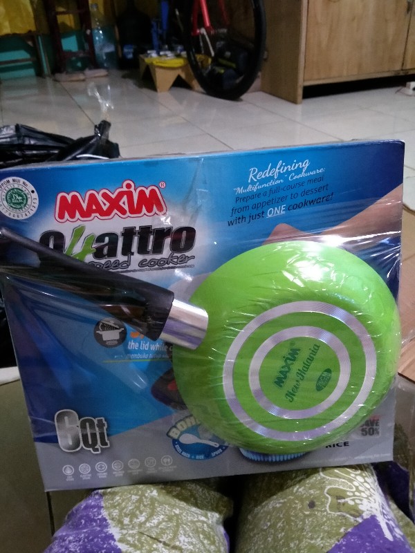 Maxim Panci Presto Serbaguna 4 In 1 Quattro Speed Cooker