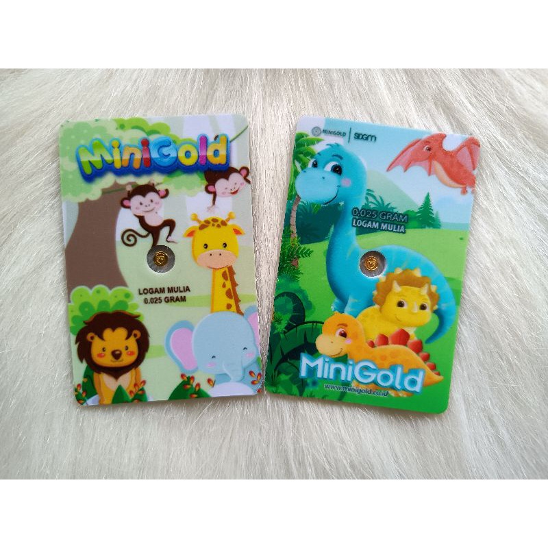 Minigold Kids Series 0,025 Grm dan 0,05 Grm