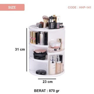 COD YUK Rak Kosmetik Putar Make Up Putar 360 Derajat COD YUK Rak Kosmetik Putar Make Up Putar 360 Derajat
