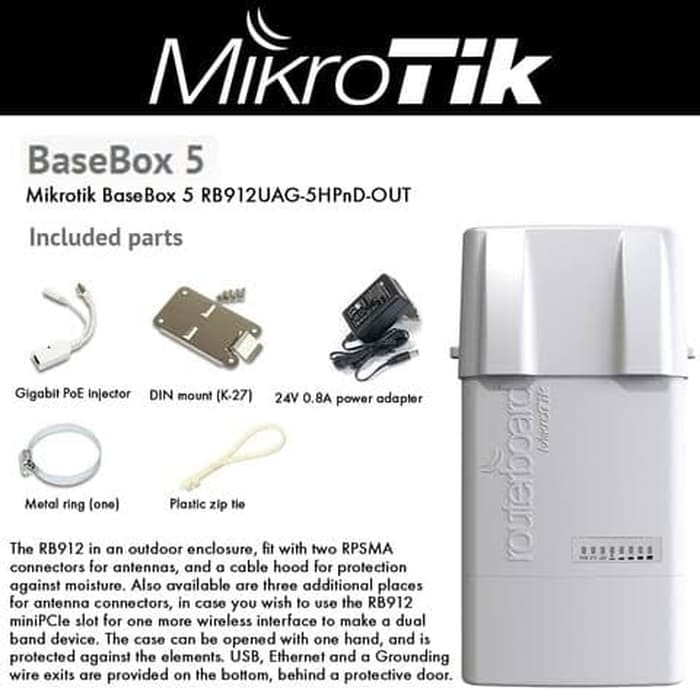 Mikrotik Basebox 5 / Basebox5 / RB912UAG-5HPnD-OUT