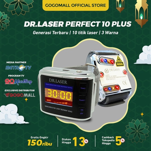 DR. LASER PERFECT 10 PLUS GOGOMALL MEMBANTU MENURUNKAN KOLESTEROL