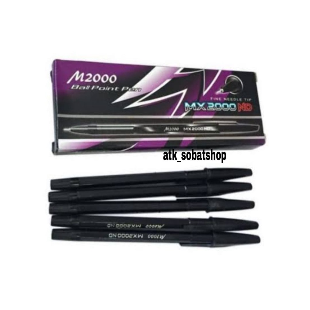 

Pen/Ballpen/Pulpen Tinta Hitam MX2000ND (/PCS)