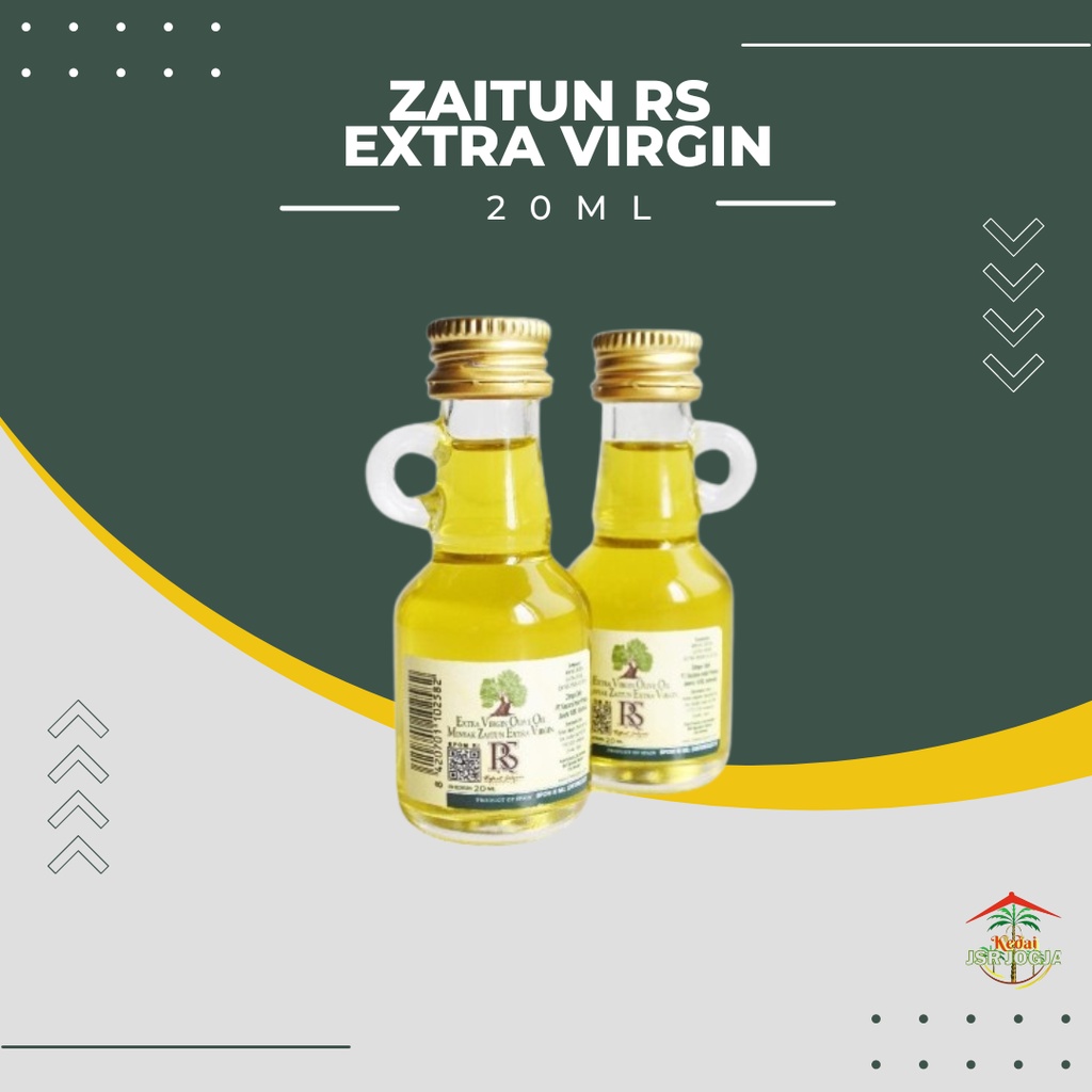 TERMURAH DAN ASLI MINYAK ZAITUN RS EXTRA VIRGIN 20 ML