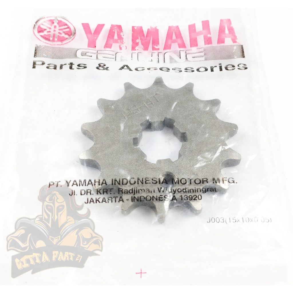 GEAR SET YAMAHA 45P BYSON KUALITAS ASLI ORIGINAL YAMAHA sangat bagus, presisi kokoh tidak bunyi atau berisik DIJAMIN MANTAP DAN AWET / GEAR SET BYSON