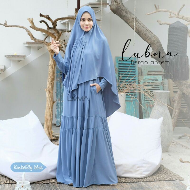 FAYZA BERGO BY UMMA SYARI-Kimberly blue