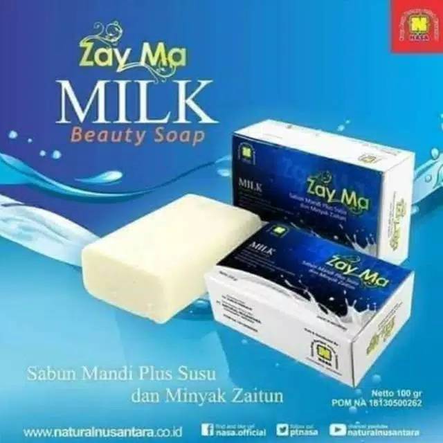 ZAIMA NASA/ SABUN MANDI SUSU+ZAITUN/ ORI 100%