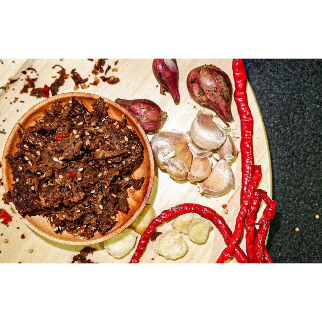 Dendeng Daging Vegan Vegetarian Friendly Ready to Eat Manis 150 gram