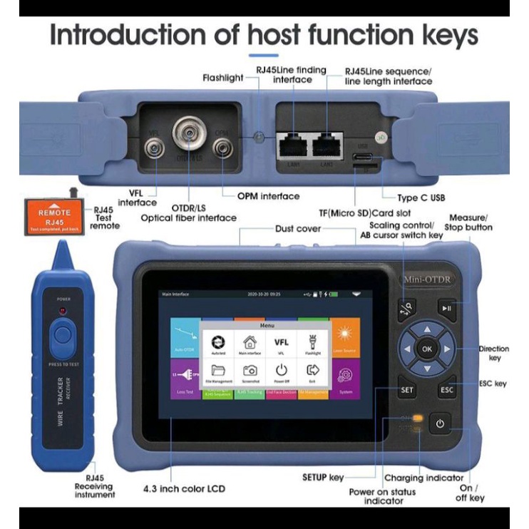 OTDR S760 mini pro-free wire tracker