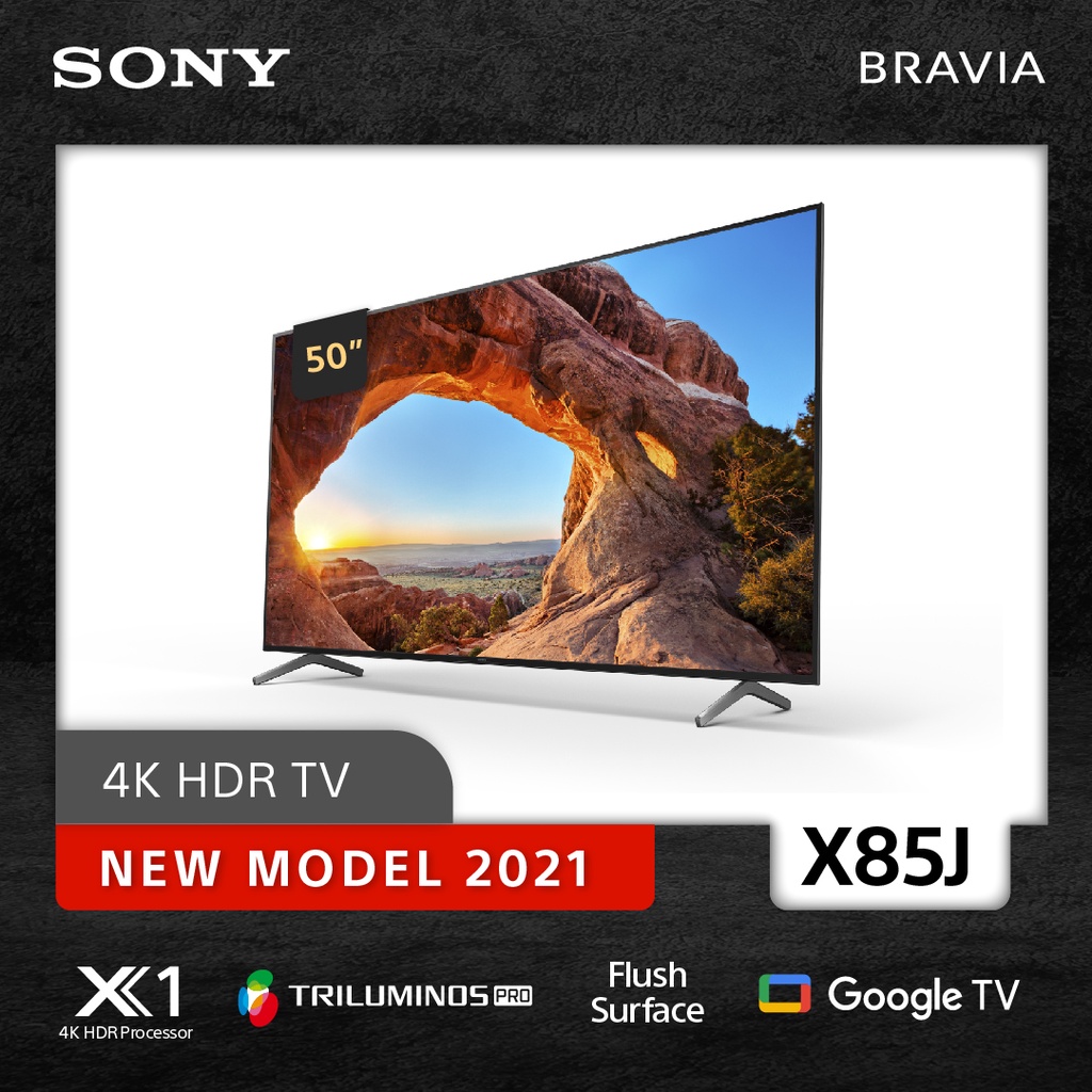 SONY LED TV 50 INCH KD-50X80J SMART TV 4K UHD HDR ANDROID GOOGLE TV