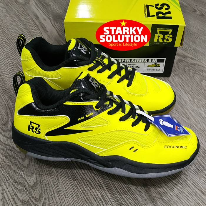 RS SS 618 619 Sepatu Bulutangkis WIDE Super Series SS618 SS619