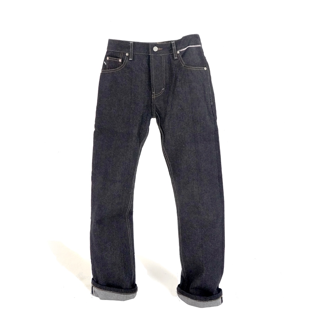Celana Jeans Pria Heavyweight Selvedge Raw Denim Seth 17 OZ Pride N Joy