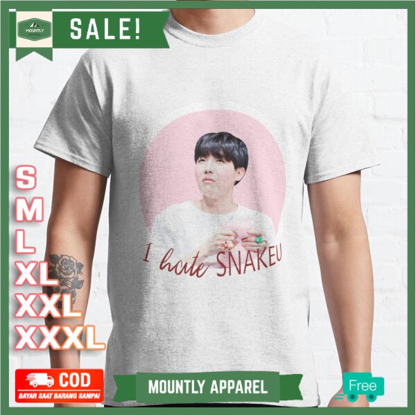 Kaos Baju I Hate Snakeu - BTS J-Hope KPOP T-Shirt Premium