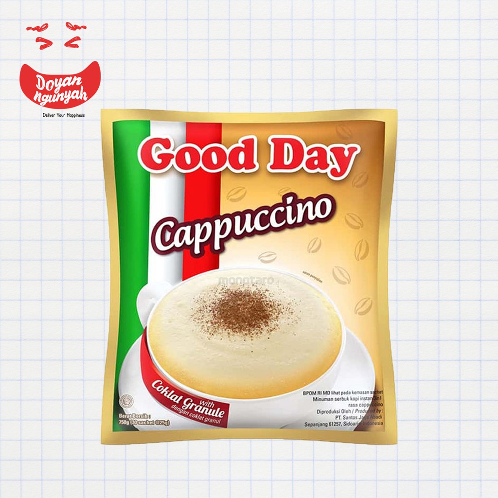 

Good Day - Cappuccino - 10x25g