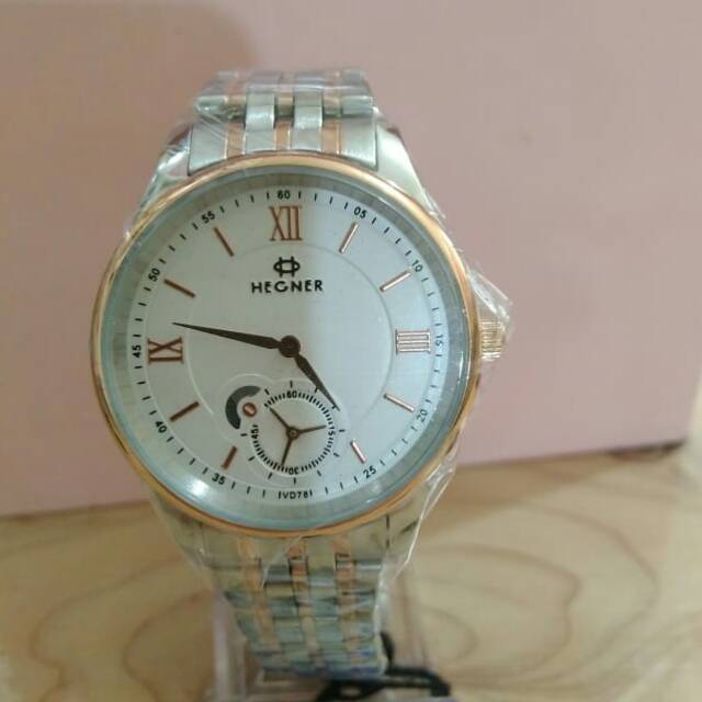 JAMTANGANORII Hegner Ladies silver kombinasi gold