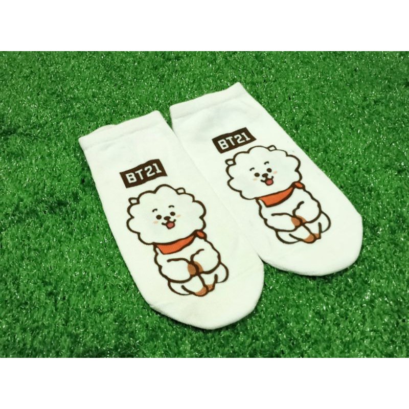 Kaos Kaki Pendek/BT21 Ankle Low socks motif BT21 KAOSKAKI BT21 MURAH KAOSKAKI BTS MALANG-RJ 2ND