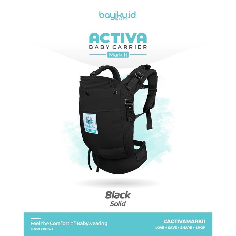 Gendongan Bayi Activa Baby Carrier SSC - merk Bayiku id Original