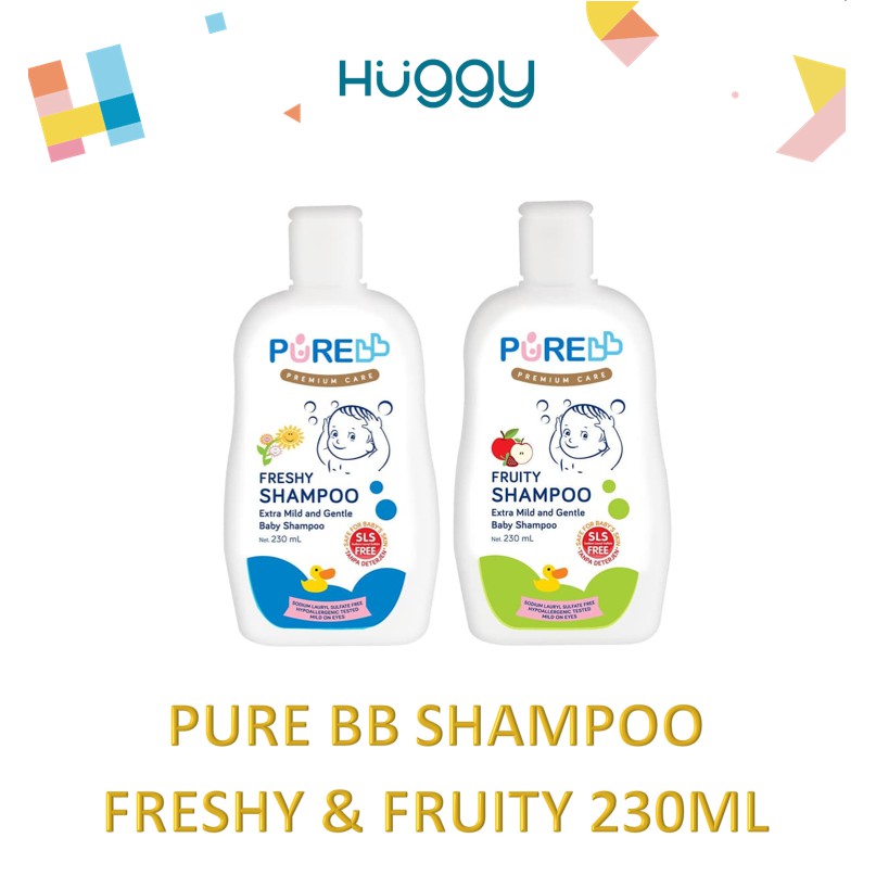 Pure BB Shampoo Freshy and Fruity 230ml Shampo Bayi