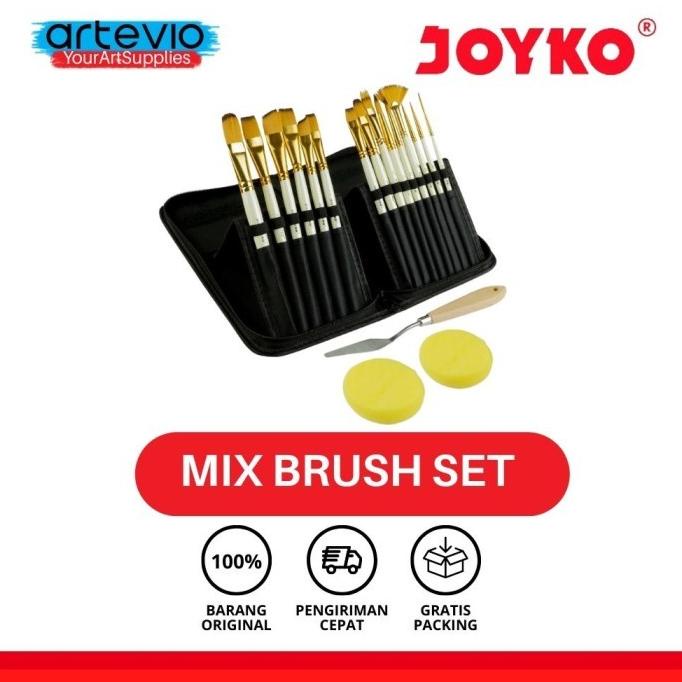 

BISA COD Art Brush Set Alat Lukis Kuas Cat Air Minyak Acrylic Joyko BRS-12/CAT AKRILIK SET/CAT AKRILIK SET 24 WARNA/CAT AKRILIK PASTEL/CAT AIR/CAT AIR LUKIS SET/CAT AIR GIOTTO/KUAS LUKIS 1 SET/KUAS LUKIS KECIL/KUAS LUKIS LENGKAP/KANVAS LUKIS/KANVAS LUKIS