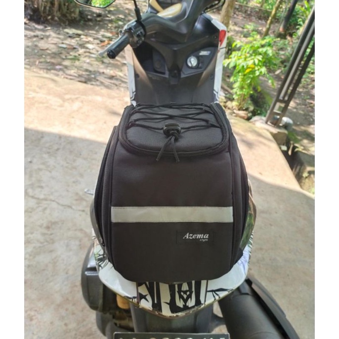 Motor helm sepeda Tas Motor Samping untuk Touring dengan Raincover Pilihan Standar dan Jumbo helm Ta