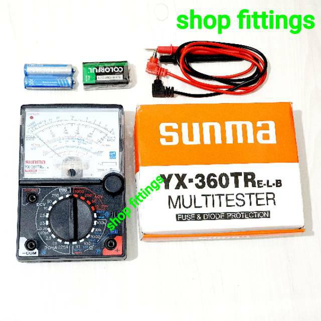 MultiTester SUNWA YX360TR Multi Tester Avometer Analog Sunwa