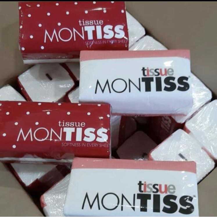 PAKET MONTISS TISSUE 250S ( isi 4 PAX  MONTISS 250 sheet) (Halus, Lembut Dan Higienis)