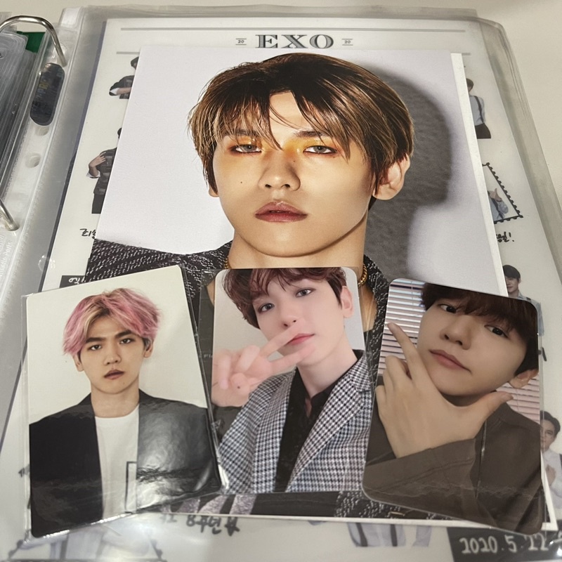 WELCOME ACE KIT EXO - Sehun, Kai, Baekhyun, Suho