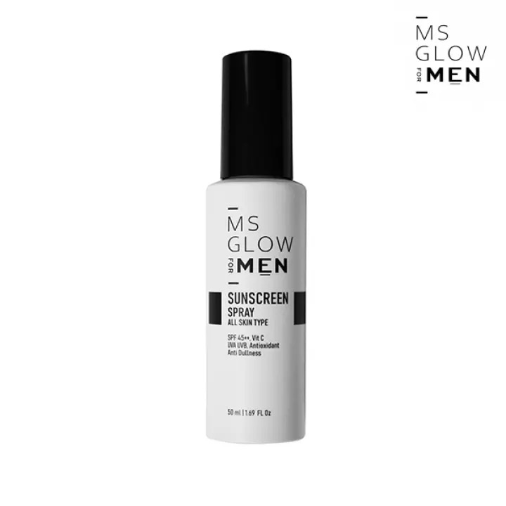 MS Glow For Men Sunscreen Spray Rumah Cantik 354 Perawatan Kulit Wajah Yang Melindungi Wajah Dari Sinar UV