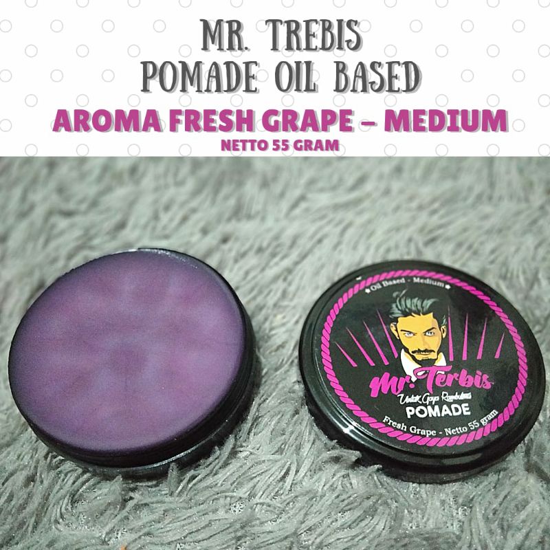 Pomade Mr Trebis Promo Harga Grosir Minimal Beli 20 Pcs + Free Sisir